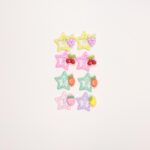 Star Shape Snap Mini Hair Clips Set