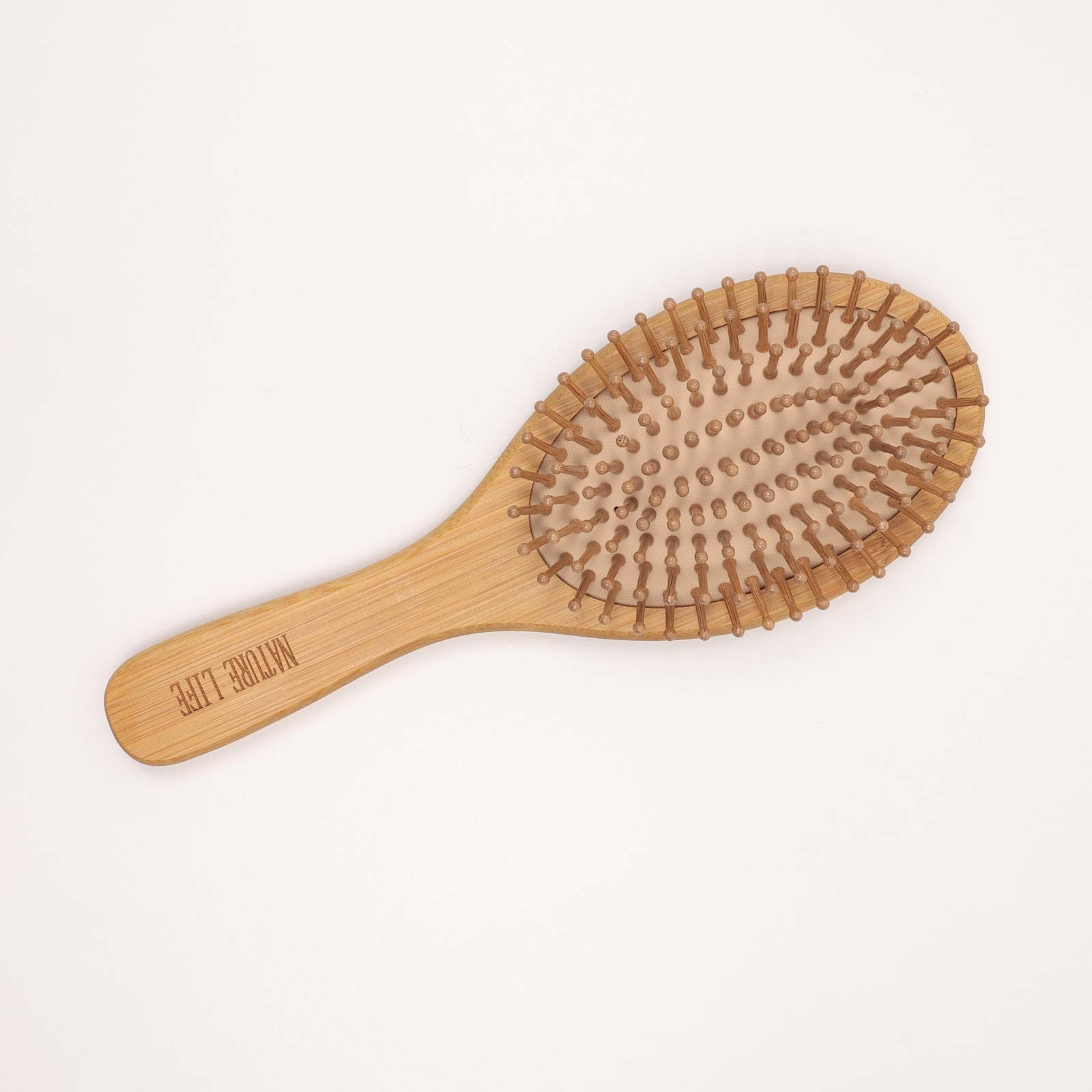 CH13HBR5 Oval Wooden Pin Hair Brush - Image 1