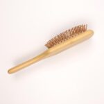 Wooden Hair Brush with Rounded Bristles - Image 2