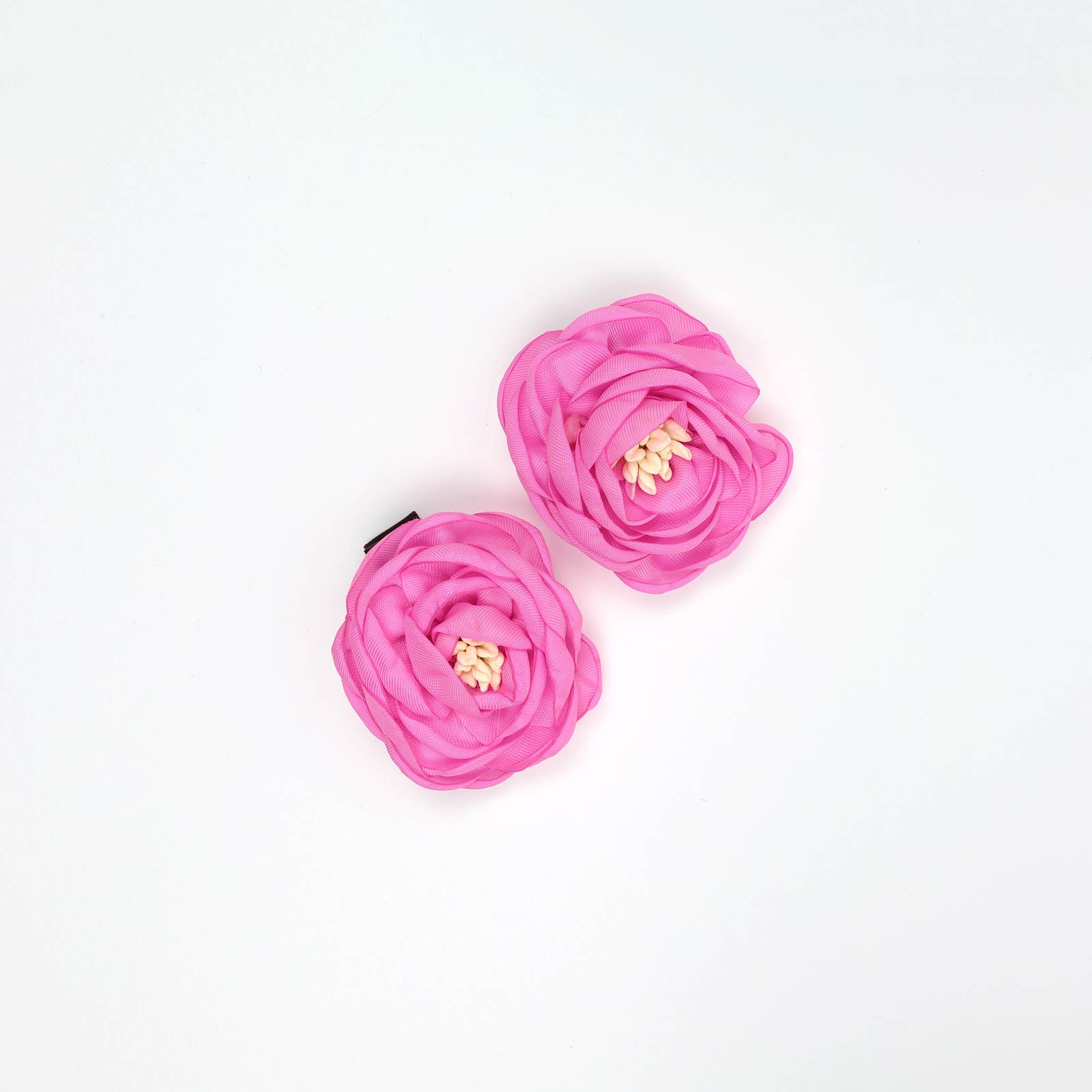 CH5.5OHC3 (Rose Pink) Floral Petal Hair Clips - Image 1
