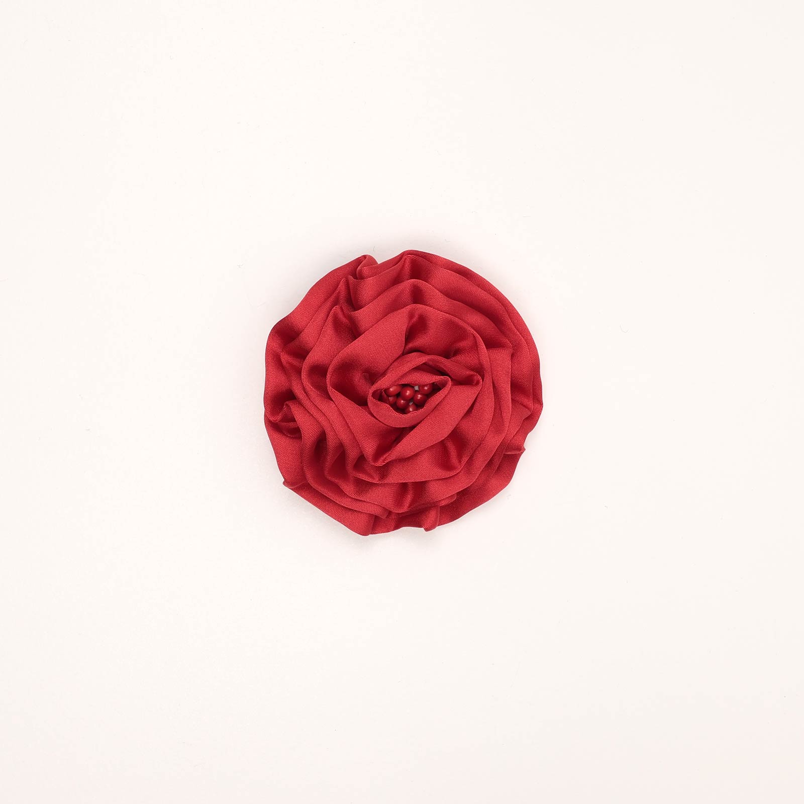 CH5OHC2 (Red) Fabric Flower Hair Clip - Image 1
