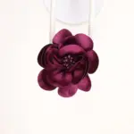 Layered Floral Fabric Hair Clip