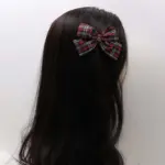 School Layered Bow Hair Clip - Image 2