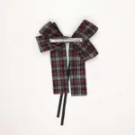 Plaid Layered Bow Hair Clip - Image 3