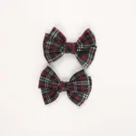 School Bow Hair Clip Set