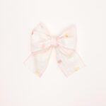 Floral Bow Hair Clip
